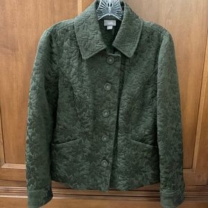 JJill Small Jacket in Olive